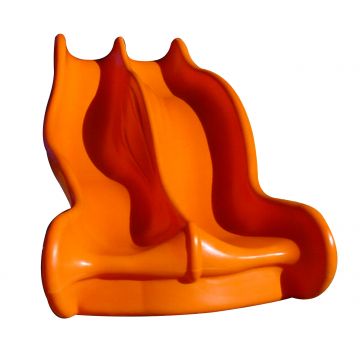 5 Foot Triple Rail Wave Slide