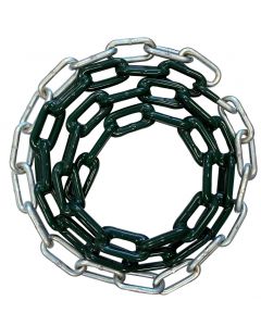 Trivalent 4/0 Straight Link Coated Plastisol Chain